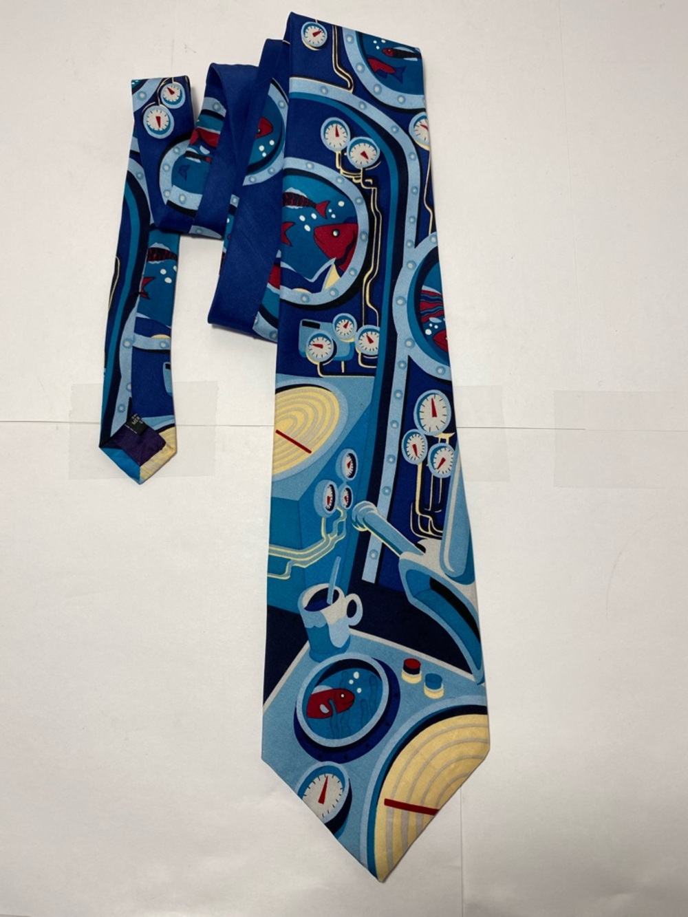 The Beatles Yellow Submarine Silk Tie Vintage 1991 Apple Corps Limited